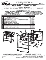 Safco Scoot 5373 Assembly Instructions предпросмотр