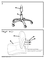 Preview for 4 page of Safco Serenity 3500 Assembly Instructions