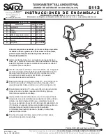 Предварительный просмотр 5 страницы Safco TASK MASTER Assembly Instructions Manual