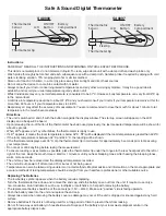 Preview for 1 page of Safe and Sound Products SA8097 Quick Manual