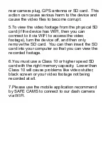 Preview for 9 page of SAFE CAMS Y3S User Manual