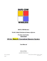 Safe-Com Wireless SAFE-1020 User Manual preview