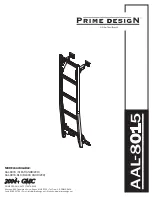 Preview for 1 page of Safe Fleet PRIME DESIGN AAL-8015-BLK Manual