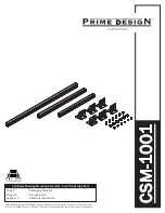 Safe Fleet Prime Design CSM-1001 Series Assembly Instructions Manual предпросмотр