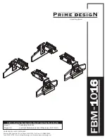 Safe Fleet PRIME DESIGN FBM-1016 Quick Start Manual предпросмотр