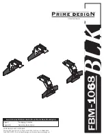 Safe Fleet Prime Design FBM-1068-BLK Assembly Instructions Manual предпросмотр