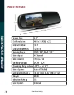 Предварительный просмотр 16 страницы Safe Fleet Rear View Safety RVS-776718-4CH Instruction Manual