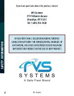 Preview for 6 page of Safe Fleet RVS-218627 Instruction Manual