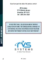 Preview for 6 page of Safe Fleet RVS systems RVS-M641 Instruction Manual