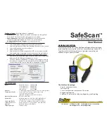 Safe-grain SafeScan SG1004A User Manual preview