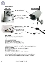 Preview for 2 page of SAFE HOME IP391W-HD Manual