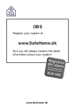 Preview for 4 page of SAFE HOME KD 101LB Manual