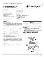 Safe Signal EPS10EXP Installation And Maintenance Instructions preview