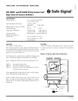 Preview for 1 page of Safe Signal EPS40EXP Installation And Maintenance Instructions