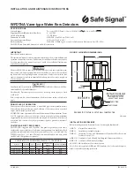 Предварительный просмотр 1 страницы Safe Signal WFDTNA Installation And Maintenance Instructions