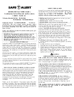 SAFE-T-ALERT 70-742 User Manual preview