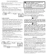 Preview for 3 page of SAFE-T-ALERT 70 Series User Manual