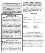 Preview for 5 page of SAFE-T-ALERT 70 Series User Manual