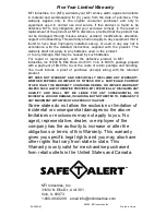 Preview for 6 page of SAFE-T-ALERT SA-775 Quick Start Manual