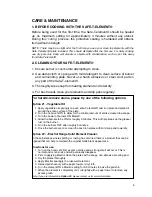 Preview for 6 page of Safe-T-element PTI STEZA Care And Use Manual