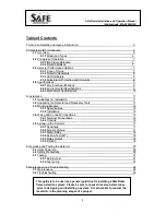 Preview for 4 page of Safe SafeFlame SF200A Installation Manual