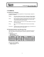 Preview for 11 page of Safe SafeFlame SF200A Installation Manual