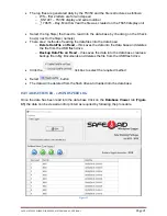 Предварительный просмотр 21 страницы Safeaid TS350 Installation Setup Manual