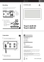 Preview for 1 page of SAFECONTROL Touch-79W-A6 Installation Manual