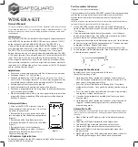 Preview for 1 page of Safeguard Supply WDK-ERA-KIT Owner'S Manual