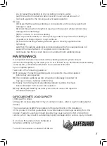 Preview for 7 page of SafeGuard SLT-600 User Manual