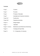 Preview for 2 page of Safelab AIRONE DS Instruction Manual