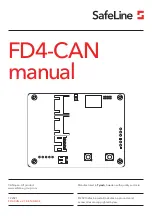 Preview for 1 page of Safeline FD4-CAN Manual