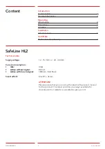 Preview for 2 page of Safeline HL2 Manual