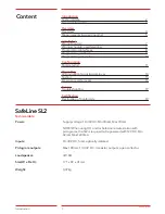 Preview for 2 page of Safeline SL2 Manual