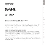 Предварительный просмотр 3 страницы SafeMi SHS-05 User Manual