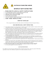 Preview for 3 page of Safeology . 96318-WA-1 Operating Instructions Manual