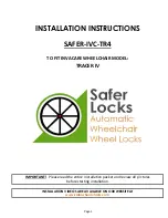 Safer Locks 9000 SL Adult Installation Instructions Manual preview