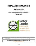 Safer Locks Breezy 600 Installation Instructions Manual preview