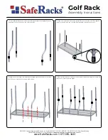 Preview for 3 page of SAFERACKS SR-STDGOLF Assembly Instructions