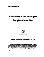 Preview for 1 page of Saferhome HB-G100 Series User Manual