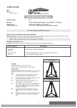 Preview for 1 page of SAFERIGHT FALLRIGHT Megapod SA 17 User Instruction Manual