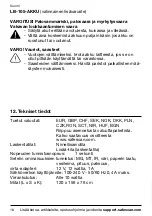 Предварительный просмотр 242 страницы Safescan 155-S User Manual