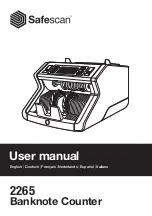 Предварительный просмотр 1 страницы Safescan 2265 User Manual