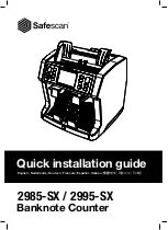Safescan 2995-SX Quick Installation Manual preview