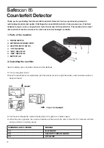 Предварительный просмотр 2 страницы Safescan 85 Manual