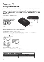 Предварительный просмотр 4 страницы Safescan 85 Manual