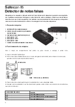 Предварительный просмотр 14 страницы Safescan 85 Manual