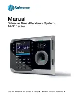 Safescan TA-900 series Manual предпросмотр