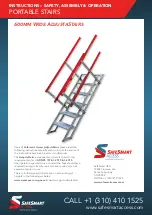 SafeSmart Access ADJUSTASTAIRS Instructions - Safety, Assembly & Operation preview