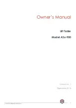 Preview for 1 page of SafeTech AS 900 Series Owner'S Manual